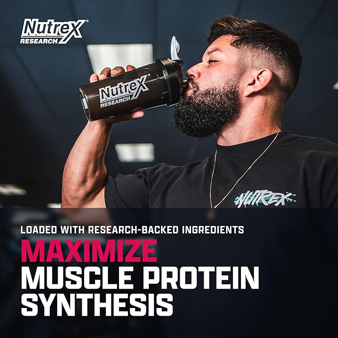Nutrex Research EAA Hydration | EAAs + BCAA Powder | Muscle Recovery, Strength, Muscle Building, Endurance | 8G Essential Amino Acids + Electrolytes | 30 Servings (Fruit Punch)