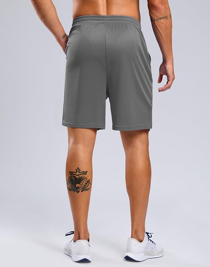 G Gradual Men's Athletic Workout Shorts with Pockets 5"/7"/9" Lightweight Quick Dry Gym Basketball Running Shorts for Men