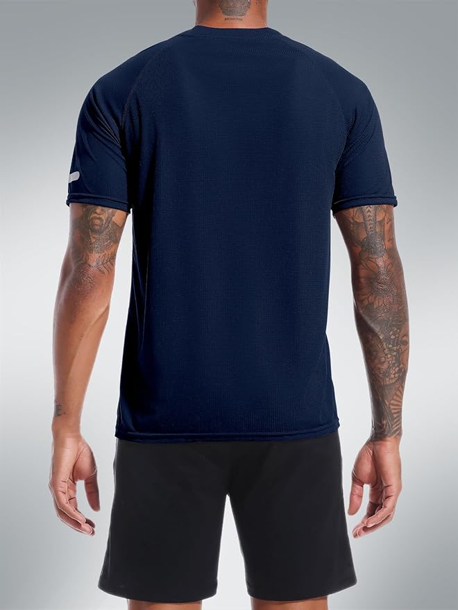 Holure Men's Mesh Quick-Dry Short Sleeve Workout T-Shirt