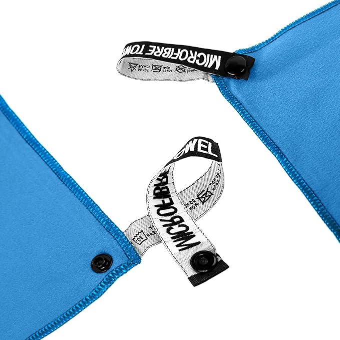 Microfiber Travel Towel, Soft Lightweight Quick Dry Towel, Super Absorbent Compact Travel & Sports & Beach Towels for Camping, Backpack, Gym, Swimming, Yoga, Hiking (XL:30"×60" -Blue)