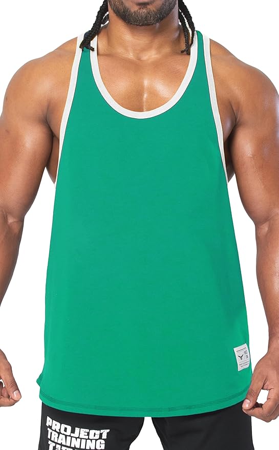 Men's Bodybuilding Stringer Tank Top Sleeveless Gym Shirts