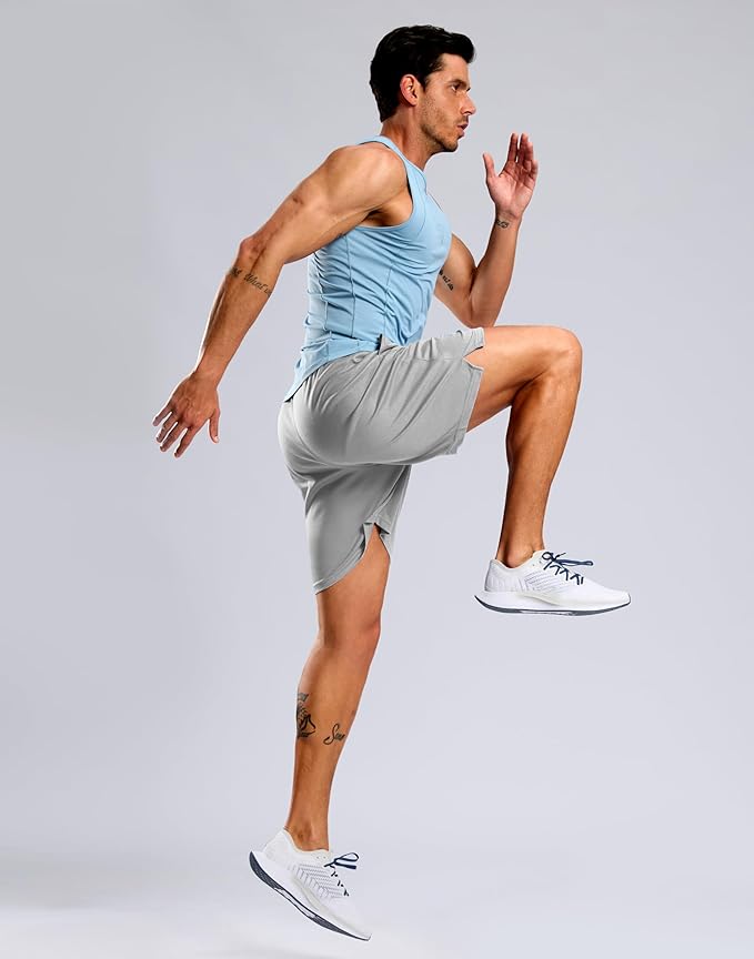 G Gradual Men's Athletic Workout Shorts with Pockets 5"/7"/9" Lightweight Quick Dry Gym Basketball Running Shorts for Men