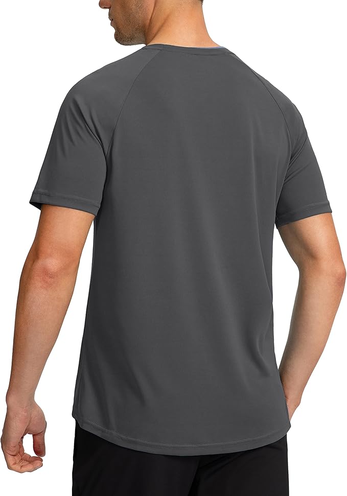 G Gradual Men's Workout Quick Dry T-Shirts Short Sleeve Lightweight Cooling Gym Shirts Tee for Running, Beach, Hiking