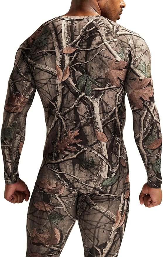 TSLA Men's UPF 50+ Compression Shirts, Cool Dry Long Sleeve Athletic Tops, Sports Baselayer Workout Shirt