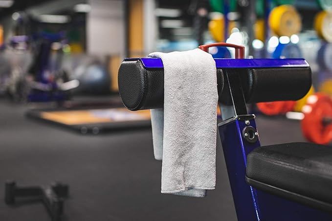 The Rag Company - Sport & Workout Towel - Gym, Exercise, Fitness, Spa, Ultra Soft, Super Absorbent, Fast Drying Premium Microfiber, 320gsm, 16in x 27in, Red (3-Pack)