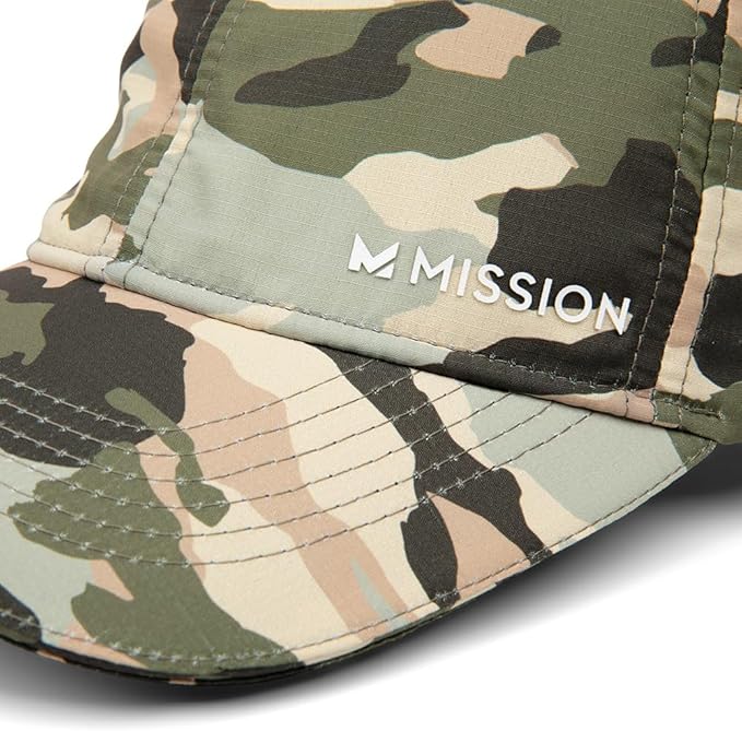 MISSION Cooling UPF Performance Hat - Unisex One Size Cap for Workouts, Golf & Running - Sweat & Water Activated Technology