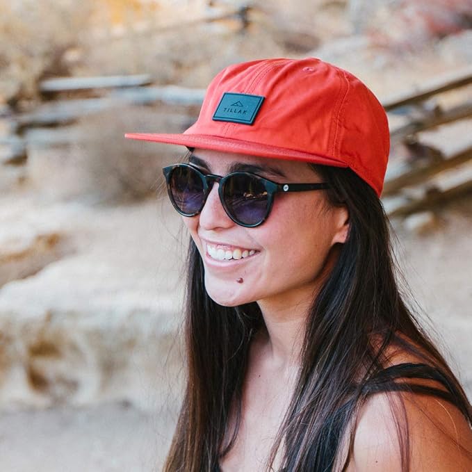 Tillak COHO Six Panel Hat, Kodra Nylon 6 Panel Cap with Snap Closure