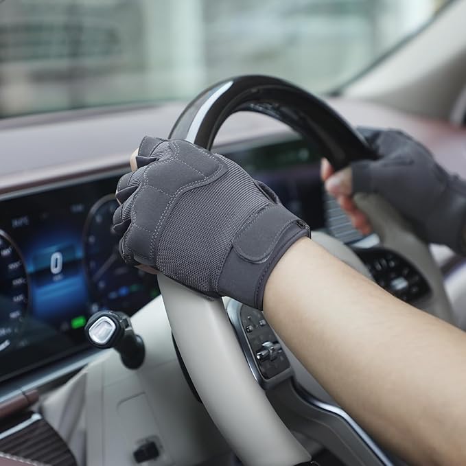 FIORETTO Fingerless Gloves for Airsoft Shooting Half Finger Hunting Hiking Cycling Driving Motorcycle Climbing Work Gloves M210603