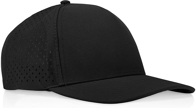 Gilbert Performance Snapback Hat | 5 Panel Blank Cap for Men & Women | Breathable & Lightweight | Curved Bill