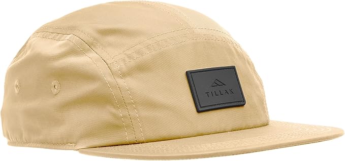 Tillak Wallowa Kodra Hat, Lightweight Oxford Nylon 5 Panel Cap with Snap Closure