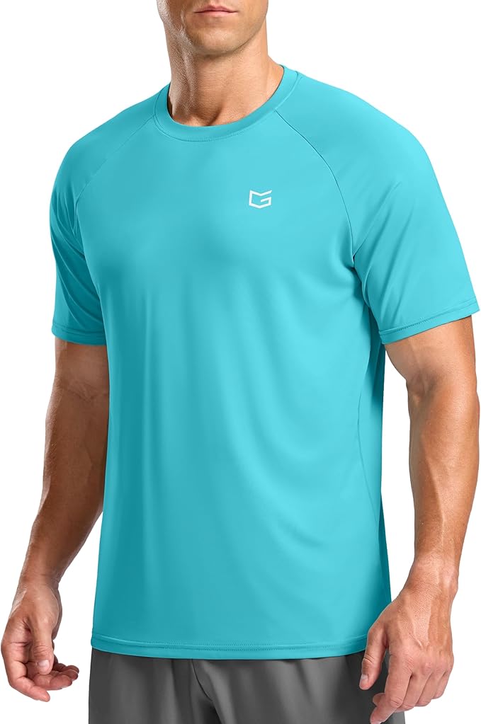 G Gradual Men's Workout Athletic T-Shirts Moisture Wicking Cooling Running Shirts Short Sleeve Performance Tee for Gym Tennis