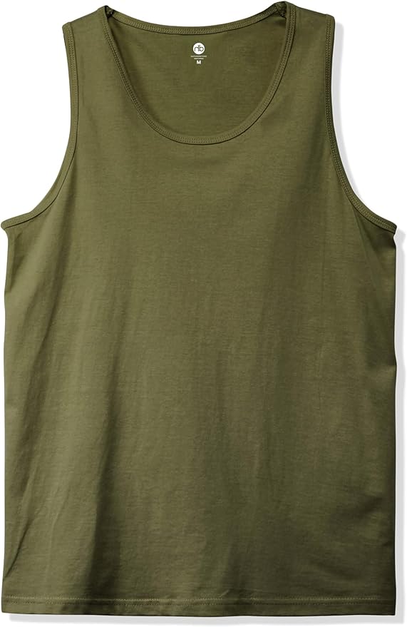 Hat and Beyond Mens Tank Top Soft Performance Boxing Gym Shirts Plain Muscle Tee