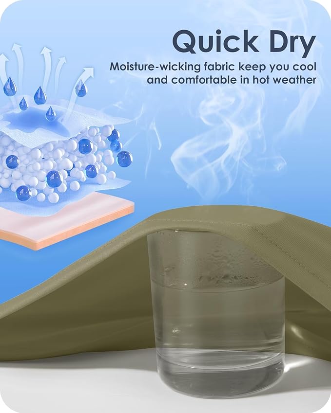 Boladeci Men's Tank Top Workout Athletic Quick Dry UPF 50+ Sun Protection Lightweight Summer Beach Gym Sleeveless Shirts