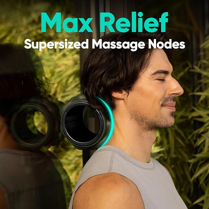 FitBeast Back Roller, Back Wheel Foam Roller - Targeted Muscle Roller for Deep Tissue Massage, Back Stretcher