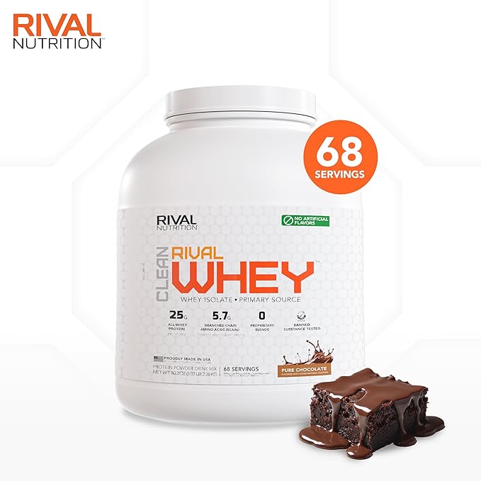 Naturally Flavored Rival Whey - Cookies and Cream - 5lb