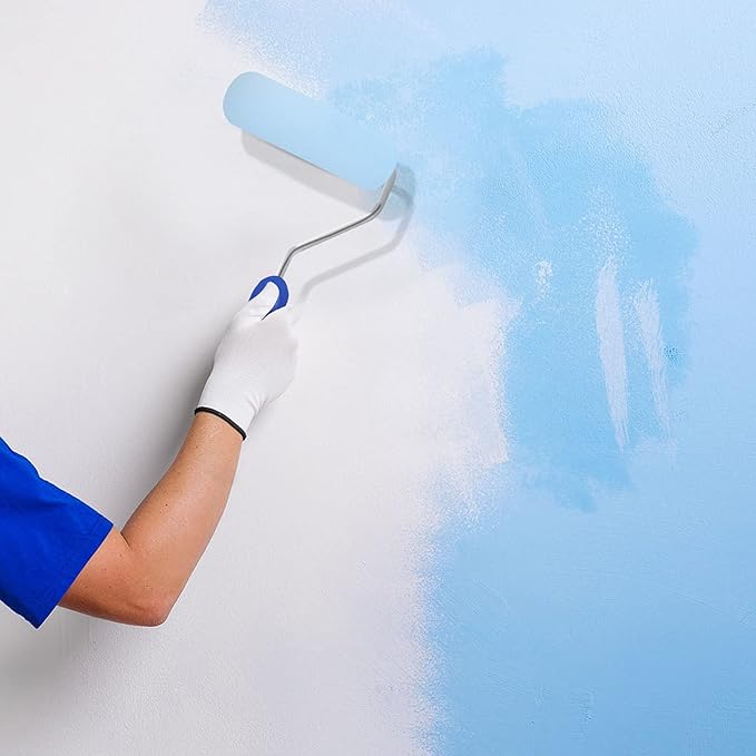 Mister Rui Foam Paint Roller, Mister Rui Foam Paint Roller Covers, 4 Inch Sponge Paint Roller, Pack of 50, High Density Foam Brings Even Finishes, Perfect for Cabinets, Cupboards, Doors