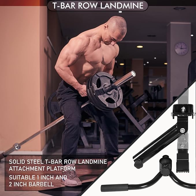 RitFit Power Cage with Optional LAT PullDown/Cable Crossover, 1000LB Squat Rack for Home & Garage Gym, with Weight Storage Rack and More Training Attachments, ASTM-Certified