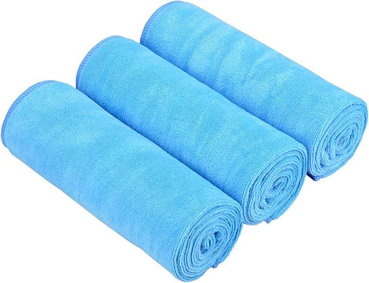 HOPESHIN Gyms Yoga Towels - Absorbent Microfiber Workout Towels for Men & Women, Soft, Fast Drying 3 Pack, 16x32 Inch