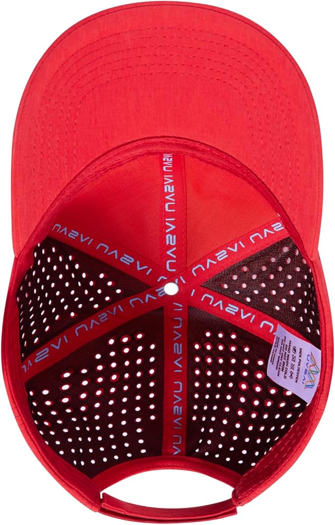 UPF 50+ Performance Water Resistant Baseball Cap Lightweight Breathable Hat Golf Running Boat Hiking for Men Women