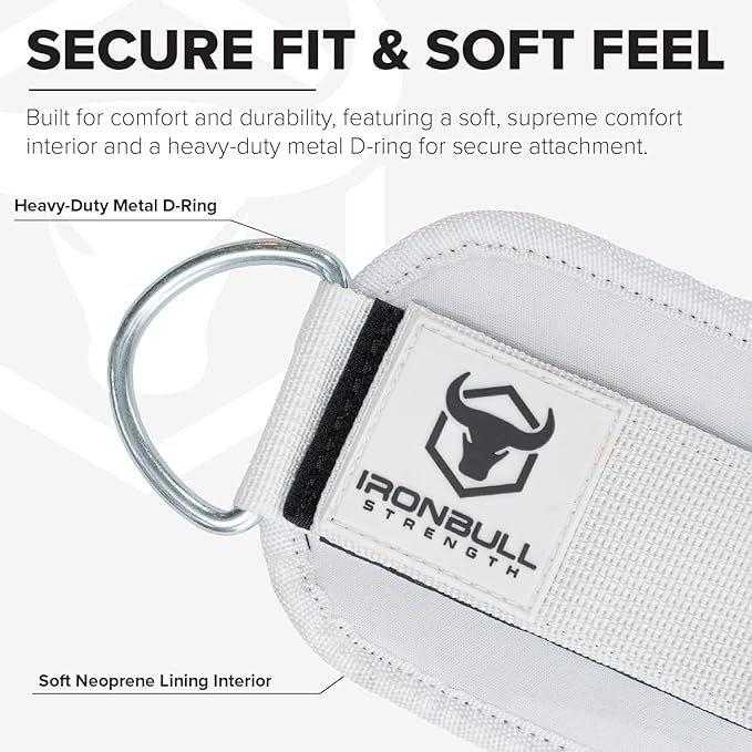 Women's Ankle Strap for Cable Machines & Resistance Bands: Gym & Home Workout Cuff Attachment for Leg Extensions, Kickbacks, Hip Abductors - Booty Exercises