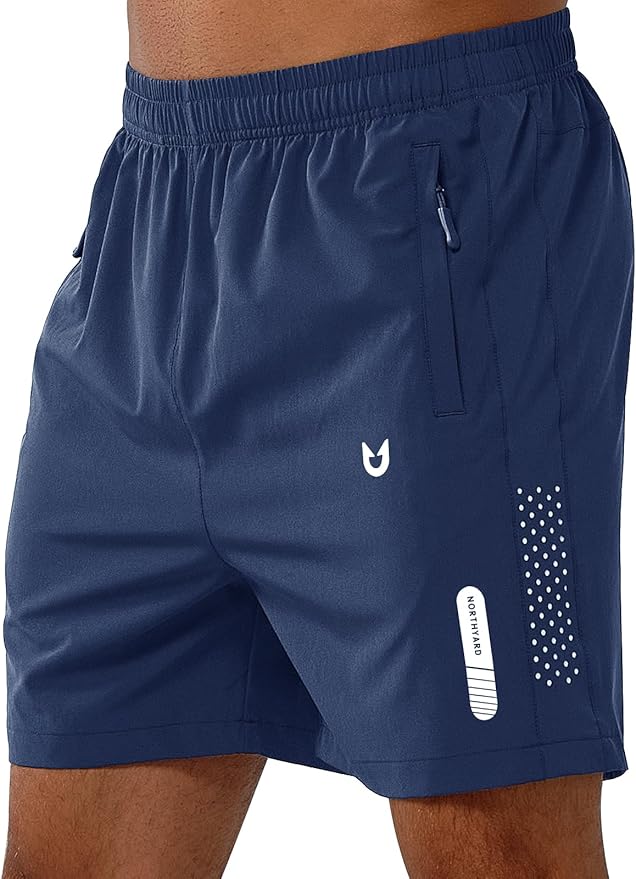 NORTHYARD Men's Athletic Running Shorts Quick Dry Workout Shorts 7"/ 5"/ 9" Lightweight Sports Gym Basketball Tennis Hiking