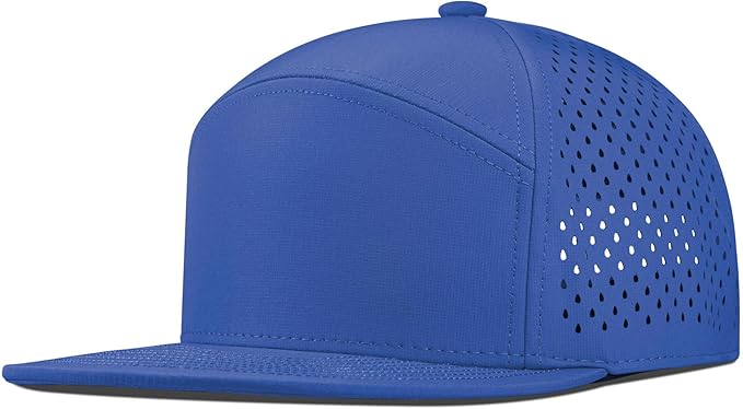 Performance Snapback Hats for Men Women,Flat Bill Cap,Golf,Running,Workout