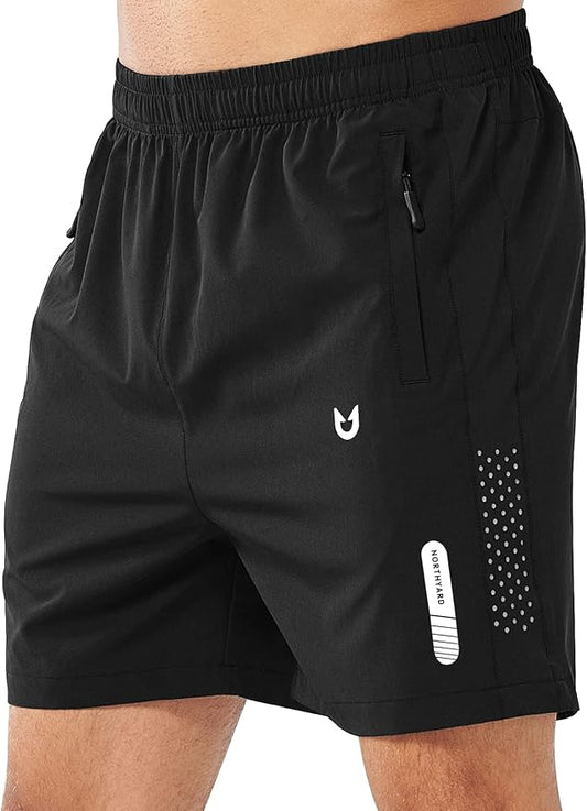 NORTHYARD Men's Athletic Running Shorts Quick Dry Workout Shorts 7"/ 5"/ 9" Lightweight Sports Gym Basketball Tennis Hiking