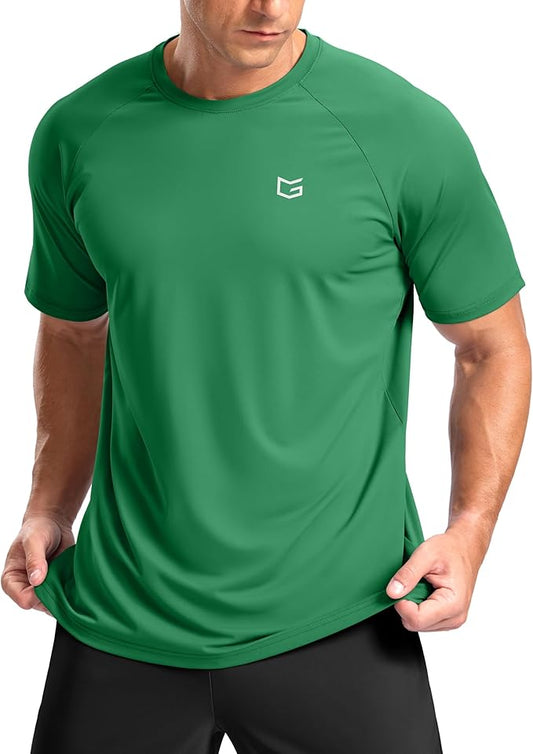 G Gradual Men's Workout Athletic T-Shirts Moisture Wicking Cooling Running Shirts Short Sleeve Performance Tee for Gym Tennis