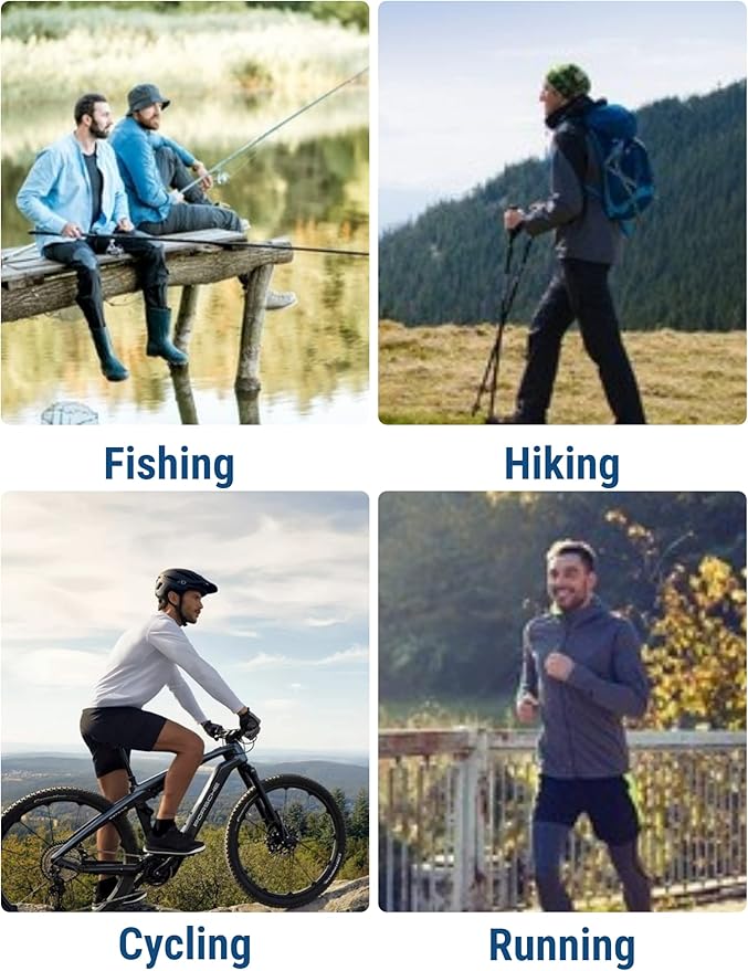 COOFANDY Men Full Zip UPF 50 Sun Protection Hoodie Jacket Long Sleeve Lightweight Breathable UV Shirts with Pockets