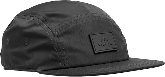 Tillak Wallowa Kodra Hat, Lightweight Oxford Nylon 5 Panel Cap with Snap Closure