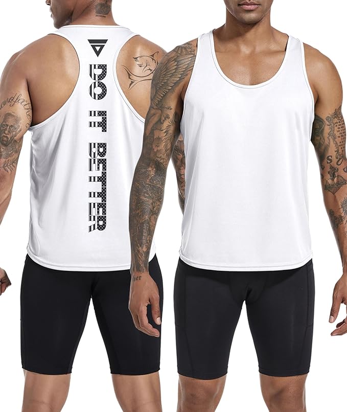 Boyzn Men's 1, 3 or 5 Pack Y-Back Workout Tank Tops, Athletic Muscle Gym Tank Tops, Fitness Bodybuilding Sleeveless T-Shirts