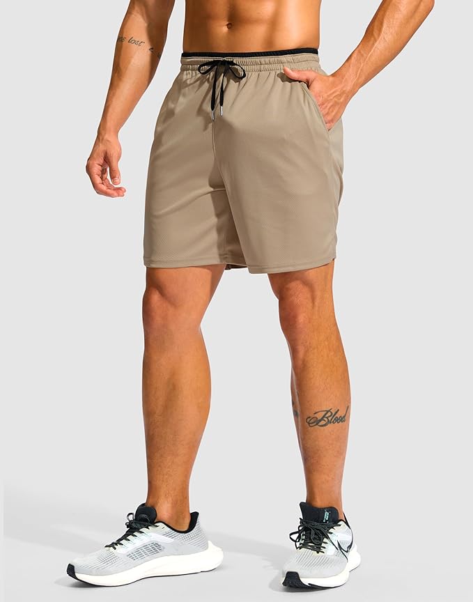 G Gradual Men's Running Athletic Shorts with Zipper Pocket 5"/ 7" Lightweight Quick Dry Gym Workout Shorts for Tennis Active