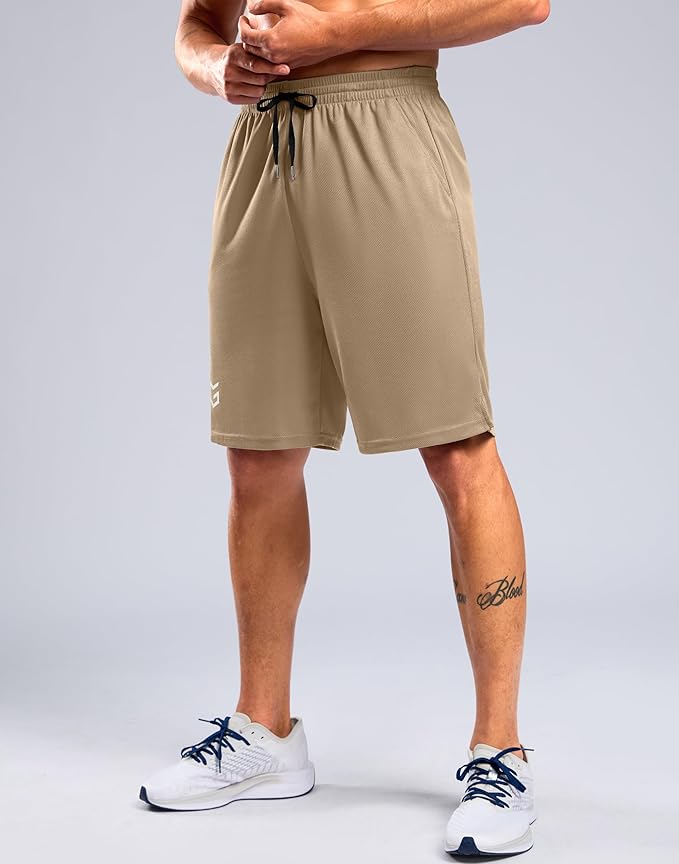 G Gradual Men's Athletic Workout Shorts with Pockets 5"/7"/9" Lightweight Quick Dry Gym Basketball Running Shorts for Men
