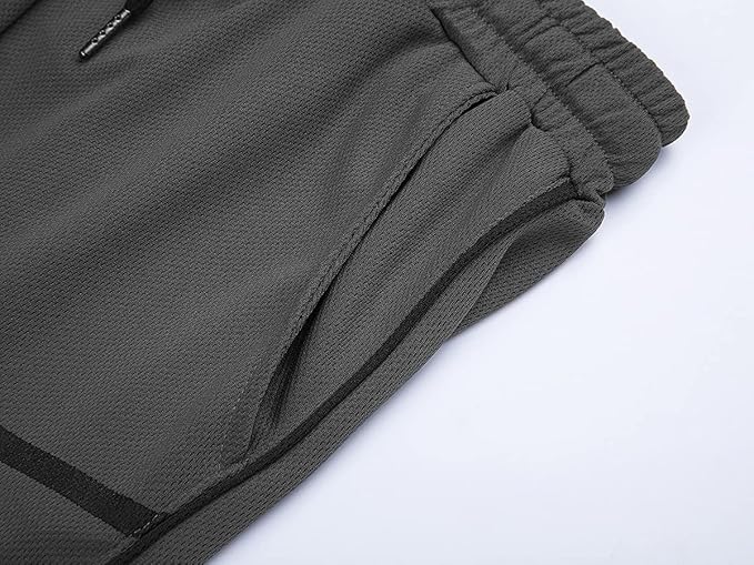 FLYFIREFLY Men's Gym Workout Shorts Running Lightweight Athletic Short Pants Bodybuilding Training
