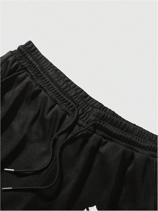 Men's Graphic Shorts with Liner Cross Print Drawstring 2 in 1 Gym Track Bottoms