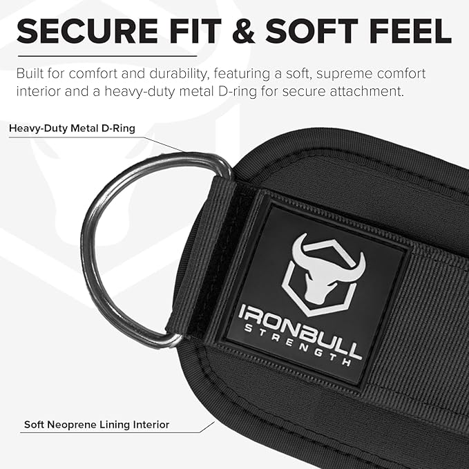 Women's Ankle Strap for Cable Machines & Resistance Bands: Gym & Home Workout Cuff Attachment for Leg Extensions, Kickbacks, Hip Abductors - Booty Exercises