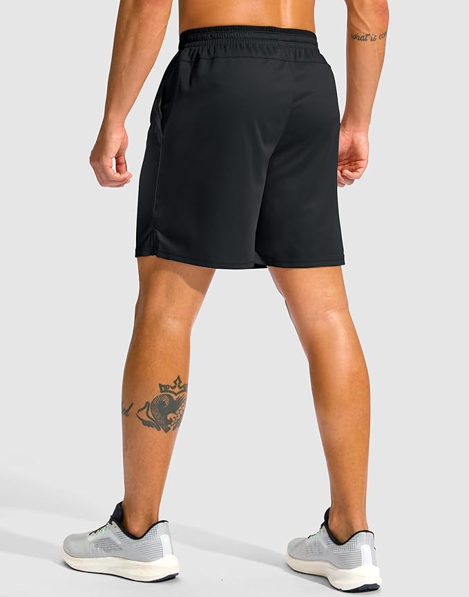 G Gradual Men's Running Athletic Shorts with Zipper Pocket 5"/ 7" Lightweight Quick Dry Gym Workout Shorts for Tennis Active