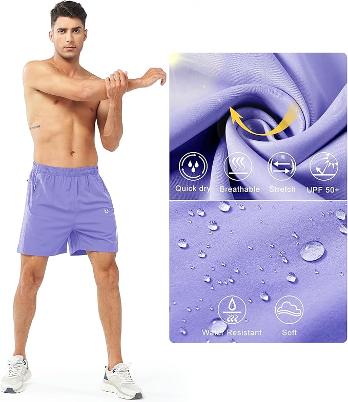 NORTHYARD Men's Athletic Running Shorts Quick Dry Workout Shorts 7"/ 5"/ 9" Lightweight Sports Gym Basketball Tennis Hiking