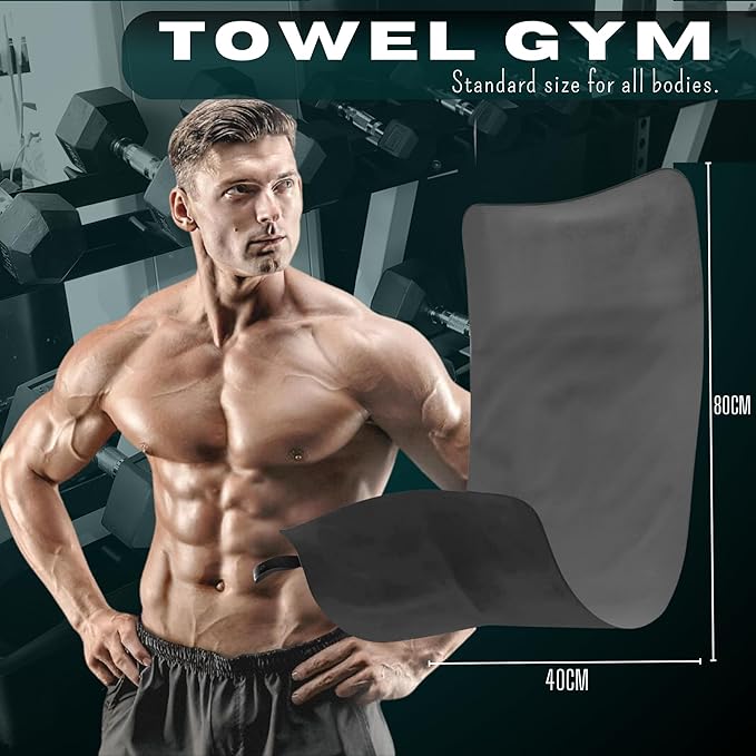 Sweat Towels Set 7 - Quick Dry Gym Towel Man and Woman Microfibre Towels for Gym Pack 7 - Exercise Towel Fast Dry - Odor-Free All Week