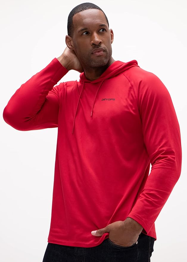 DEVOPS 2 Pack Men's Thermal Turtle Mock Neck Shirts, Compression Long Sleeve Tops and Hoodies