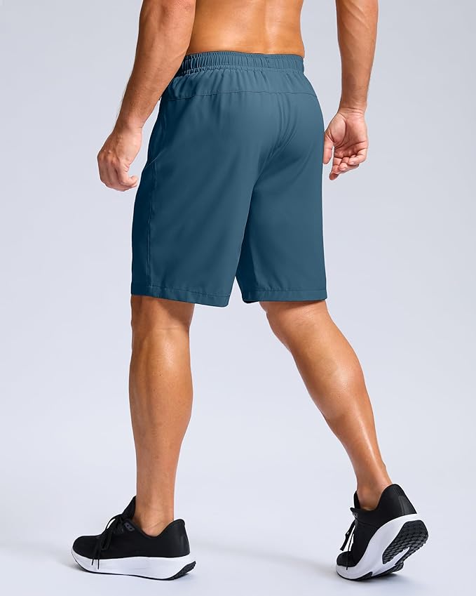 G Gradual Men's Athletic Running Shorts with Zipper Pockets Quick Dry 7"/ 5"/ 9" Workout Gym Shorts for Basketball Hiking