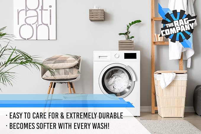 The Rag Company - Sport Towel - Gym, Exercise, Fitness, Sport, Ultra Soft, Super Absorbent, Fast Drying Premium Microfiber, 320gsm, 16in x 27in, White (3-Pack)