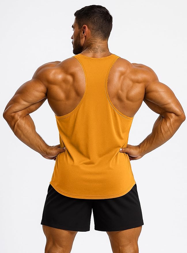 Men's Bodybuilding Stringer Tank Top Sleeveless Gym Shirts