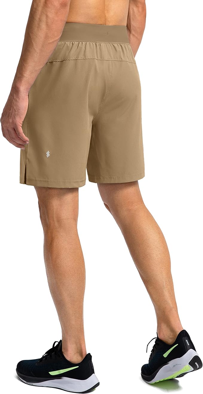 Men's Running Shorts with Zipper Pockets 9 Inch/ 7 Inch / 5 Inch Lightweight Quick Dry Gym Workout Athletic Shorts for Men