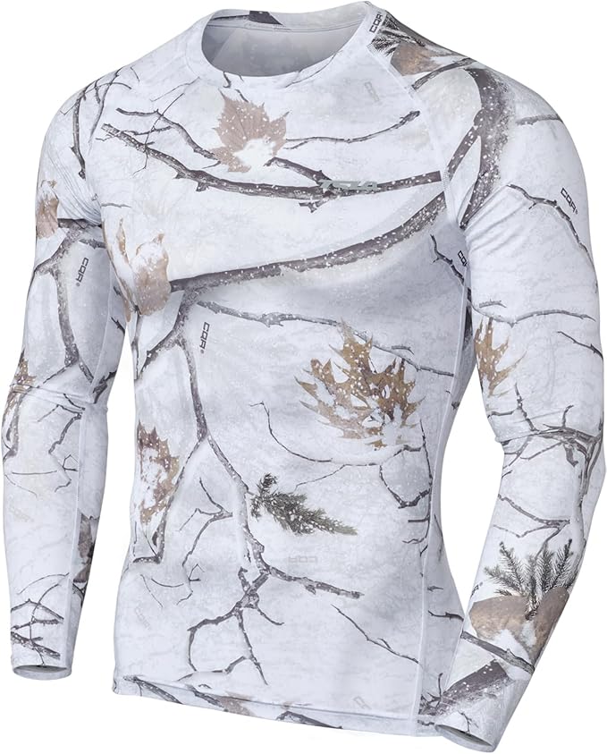 TSLA Men's UPF 50+ Compression Shirts, Cool Dry Long Sleeve Athletic Tops, Sports Baselayer Workout Shirt