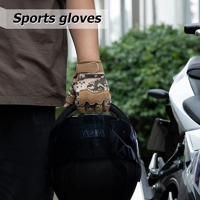 FIORETTO Fingerless Gloves for Airsoft Shooting Half Finger Hunting Hiking Cycling Driving Motorcycle Climbing Work Gloves M210603