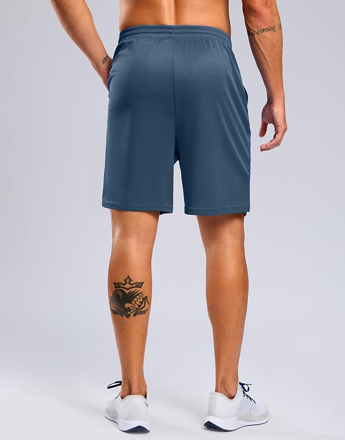 G Gradual Men's Athletic Workout Shorts with Pockets 5"/7"/9" Lightweight Quick Dry Gym Basketball Running Shorts for Men