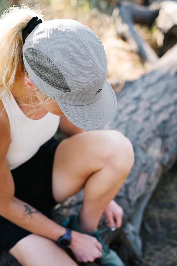 Tillak Element Hat, Ultralight Stretch Polyester and Mesh Cap with Soft Foam Bill and Snap Closure