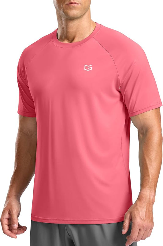 G Gradual Men's Workout Athletic T-Shirts Moisture Wicking Cooling Running Shirts Short Sleeve Performance Tee for Gym Tennis