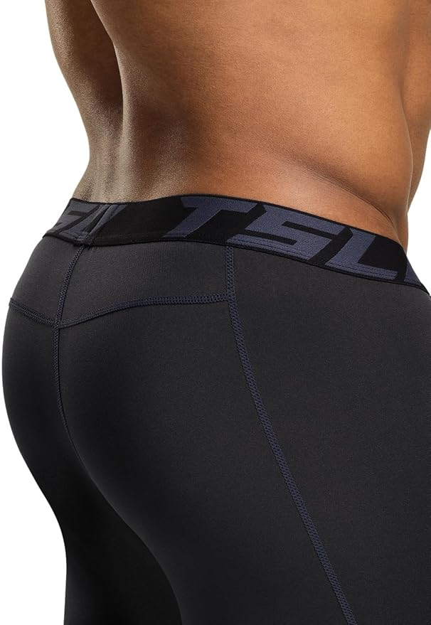 TSLA Men's Thermal Compression Pants, Athletic Sports Leggings & Running Tights, Wintergear Base Layer Bottoms